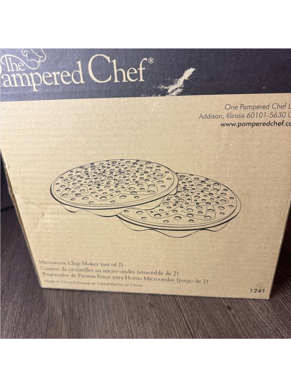 Pampered Chef Microwave Chip Maker Duo
